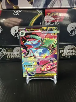 Pokemon Mega Venusaur EX 177/132 Mega Evolutions Special Illustration Rare NM - Image 1