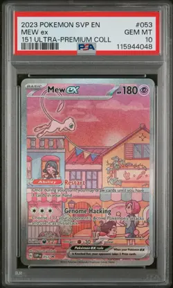 Mew ex #053 – Pokemon 151 Ultra Premium Collection Black Star Promo PSA 10 - Image 1