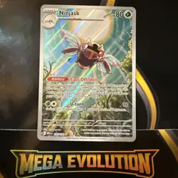 Ninjask 137/132 Illustration Rare Mega Evolution English Pokemon TCG - Image 1