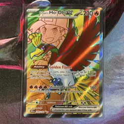 Pokemon Ethan's Ho-Oh ex SV10: Destined Rivals Ultra Rare Full Art Holo 230 HP … - Image 1