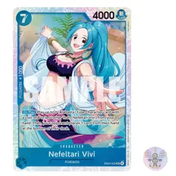 Nefeltari Vivi EB04-025 SR Foil The Azure Sea's Seven English One Piece CCG NM+ - Image 1