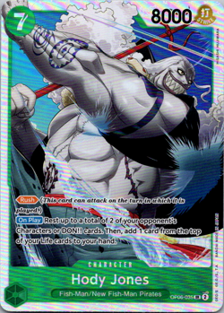 One Piece English - Hody Jones - OP06-035 - SR - NM - Image 1