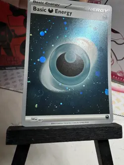 Darkness Energy Cosmos Holo with HD Swirl SVE MEW 007 151 Pokemon Card - Image 3