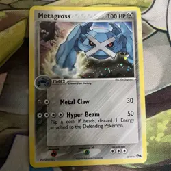 Metagross 2/17 Holo Rare POP Series 1 (SWIRL) Pokemon Card - Image 1