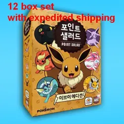 [1 Case] Point Salad EEVEE Edition 12 Boxes Pokemon Card Game Korean - Image 1