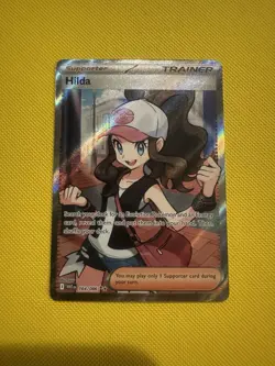 Hilda 164/086 Full Art Ultra Rare White Flare Pokemon TCG Trainer Card - Image 1