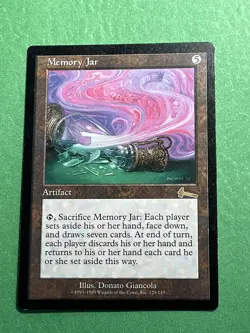 ***Memory Jar*** MTG: Magic the gathering, Urza's Legacy -Light Play- (LP) - Image 1