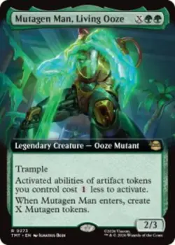 Mutagen Man, Living Ooze (Extened Art) TMT 273 MTG Reg - Image 1