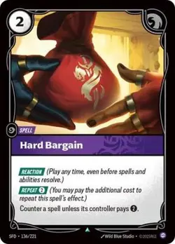 Hard Bargain Near Mint 136/221 Spiritforged Reg - Image 1