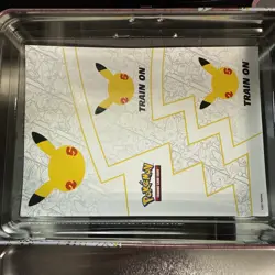Pokemon 25th Anniversary Celebrations Lunch Box Tin + Promo cards + two binders - Image 4