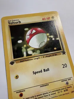 2000 Pokemon TCG - Team Rocket Voltorb 69/82 1st Edition - LP - Image 3