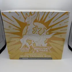 Brilliant Stars Pokemon Center ETB Pokemon TCG Sword & Shield Elite Trainer Rip - Image 1