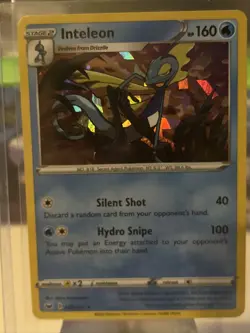 Pokemon TCG Inteleon Theme Deck Exclusive 059/202 Cracked Ice Holo LP/NM - Image 1