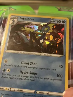 Pokemon TCG Inteleon Theme Deck Exclusive 059/202 Cracked Ice Holo LP/NM - Image 2