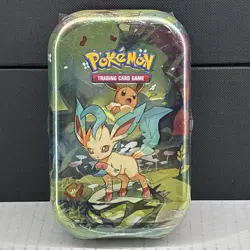 Prismatic Evolutions Mini Tin - Leafeon Art - Sealed Brand New - Pokemon TCG - Image 1