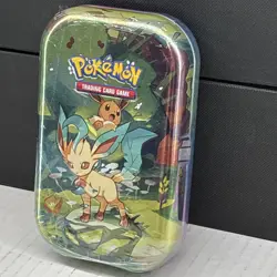 Prismatic Evolutions Mini Tin - Leafeon Art - Sealed Brand New - Pokemon TCG - Image 3