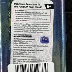 Prismatic Evolutions Mini Tin - Leafeon Art - Sealed Brand New - Pokemon TCG - Image 5