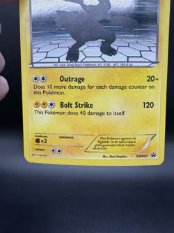 Pokemon TCG Zekrom BW005 Black & White Holo Black Star Promo - MP - Image 4