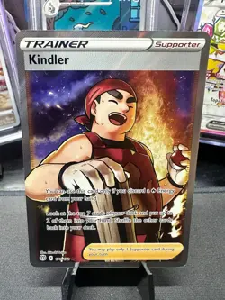Kindler Full Art Trainer #170/172 Brilliant Stars Ultra Rare Pokemon Tcg (1) - Image 1