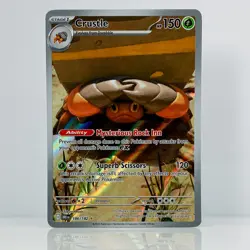 Crustle 186/182 IR Illustration Rare Holo Pokemon 2025 Destined Rivals NM - Image 1