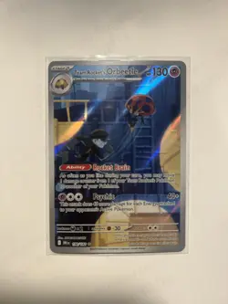 Pokemon Team Rocket's Orbeetle 198/182 Sv10: Destined Rivals Full Art Holo - Image 1