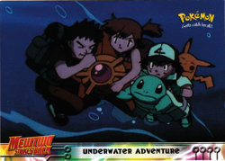 Underwater Adventure 17 - Mewtwo Strikes Back - Pokemon Topps - Image 1