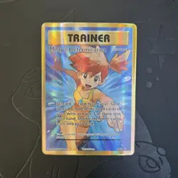 Pokemon Trainer Full Art Holo Misty's Determination 108/108 Evolutions - Image 1
