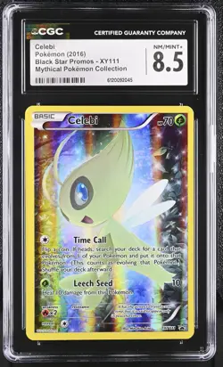 CELEBI Black Star Promo Mythical Collection #XY111 CGC 8.5 Pokemon [Nostalgium] - Image 1