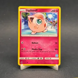 Jigglypuff - SM - Crimson Invasion 71/111 (#22 stamp) Common NM Pokemon TCG - Image 1
