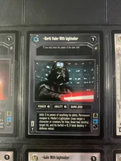 Star Wars CCG SWCCG Enhanced Premiere Premium 6 Card Set Leia with Blaster Rifle - Image 2