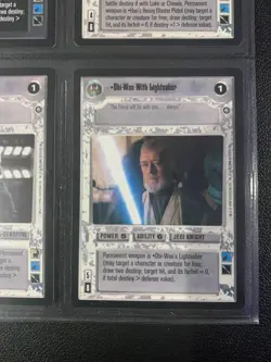 Star Wars CCG SWCCG Enhanced Premiere Premium 6 Card Set Leia with Blaster Rifle - Image 3