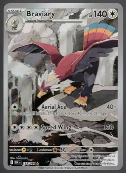 Pokemon TCG - Braviary 155/086 Illustration Rare Sv:Black Bolt NM - Image 1