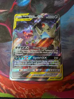 MINT!! RARE Mega Sableye & Tyranitar GX Tag Team 126/236 Holo Foil Pokemon - LP - Image 3