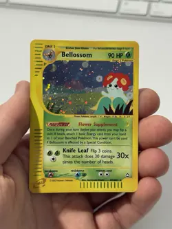 Bellossom H5/H32 Aquapolis Holo Good-exc Pokemon Karte Blubella vintage skyridge - Image 1