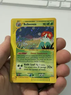 Bellossom H5/H32 Aquapolis Holo Good-exc Pokemon Karte Blubella vintage skyridge - Image 2