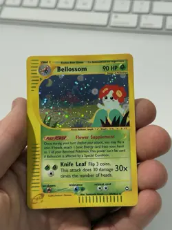 Bellossom H5/H32 Aquapolis Holo Good-exc Pokemon Karte Blubella vintage skyridge - Image 3