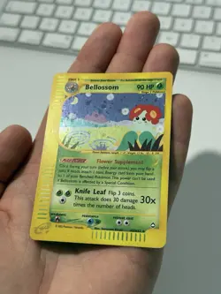Bellossom H5/H32 Aquapolis Holo Good-exc Pokemon Karte Blubella vintage skyridge - Image 4