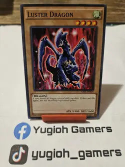 Yu-Gi-Oh Luster Dragon SDKS 1st Edition Common Light Played - Image 1