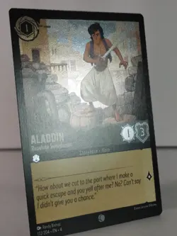 Aladdin - Resolute Swordsman - FOIL - Ursula's Return - LORCANA 172/204 - U Pick - Image 3