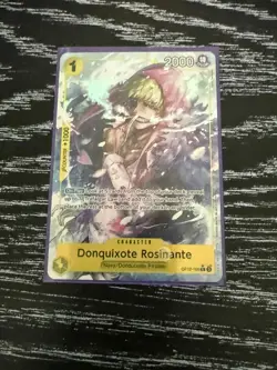 Donquixote Rosinante Alt Art OP12-108 NM One Piece Card Game English - Image 1