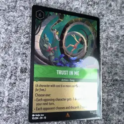 Disney Lorcana Whispers in the Well Trust in Me Foil 95/204 Rare NM/Mint - Image 2