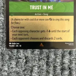 Disney Lorcana Whispers in the Well Trust in Me Foil 95/204 Rare NM/Mint - Image 5
