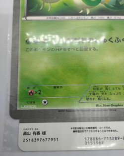 Sealed Pokemon Japanese BW Lawson Jumbo Card Custom Campaign Promo Snivy - Image 3