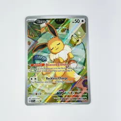 Eevee 173 Pokemon 173 Promo Card Holo Fast Ship in New Top Loader and Sleeve - Image 1