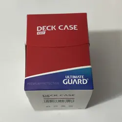 NEW Ultimate Guard 133 Standard Size Card Deck Box Case Red For Pokemon baseball - Image 1