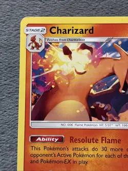 Charizard 3/70 Pokemon Card Non Holo Lets Play Eevee Pokemon Card - Image 3
