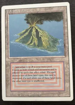 MTG Volcanic Island Revised Dual Land - Image 1