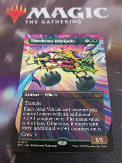 Mtg. Thunderous Velocipede. Borderless. Aetherdrift. Pack Fresh - Image 1