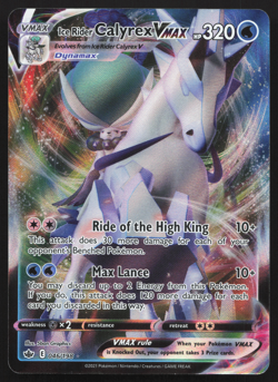 Ice Rider Calyrex VMAX 046/198 Chilling Reign Holo Rare NM Pokemon Card - Image 1