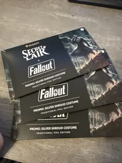 Secret Lair Fallout Promo Silver Shroud Costume Foil MTG New Sealed - Image 1